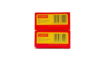 HORNBY OO GAUGE - R4884/R4884B - SR BULLEID SUBURBAN BRAKE 3RD COACHES X 2