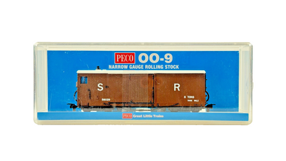 PECO OO9 SCALE - GR-241AC - L&B LYNTON & BARNSTAPLE 8 TON BRAKE VAN SR BROWN