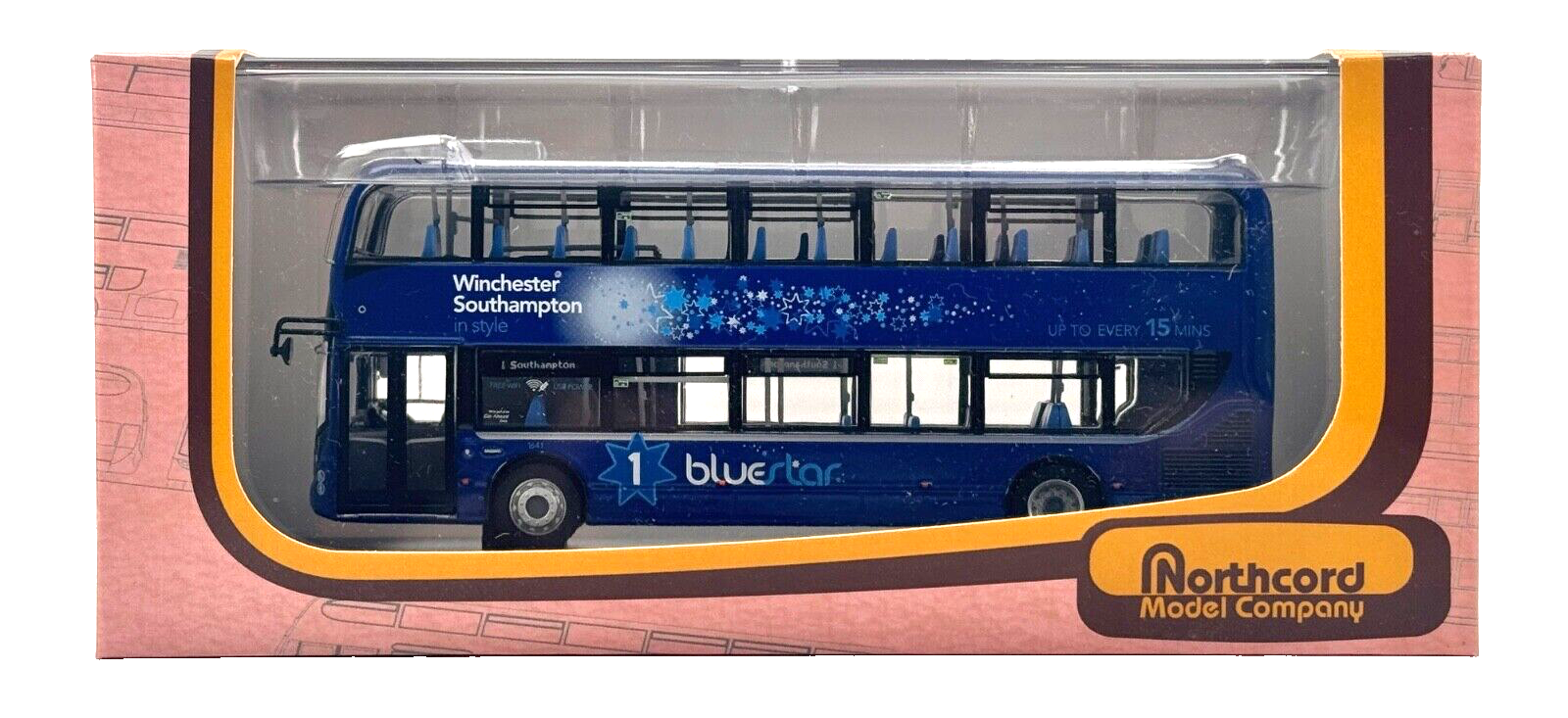 CMNL NORTHCORD 1/76 SCALE - UKBUS6507B - ALEXANDER DENNIS BLUESTAR SOUTHAMPTON