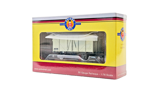 OXFORD RAIL 00 GAUGE - OR76GEGV003 - BR GER 10T COVERED VAN E612630 BOXED