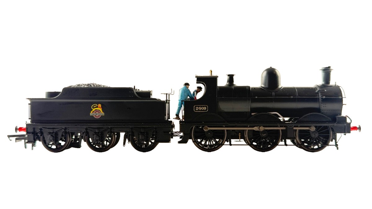 OXFORD RAIL OO GAUGE - OR76DG002XS - BR BLACK DEAN GOODS LOCO 2409 DCC SOUND