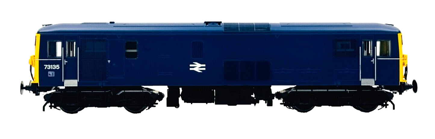 DAPOL 00 GAUGE - 4D-006-003 - CLASS 73 LOCOMOTIVE 73135 BR BLUE YELLOW ENDS