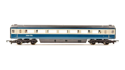 HORNBY 00 GAUGE - RAKE OF 4 INTERCITY 125 BLUE YELLOW PASSENGER COACHES UNBOXED