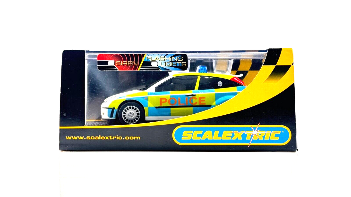 SCALEXTRIC 1/32 SCALE C2488 FORD FOCUS POLICE CAR - UNOPENED BOXED