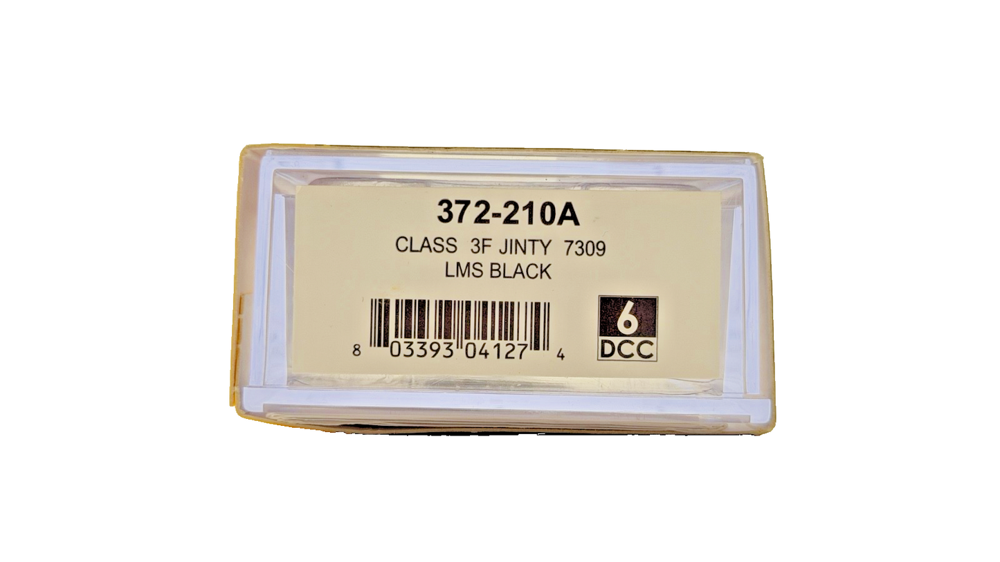 GRAHAM FARISH N GAUGE - 372-210A - CLASS 3F JINTY 7309 LMS BLACK DCC FITTED