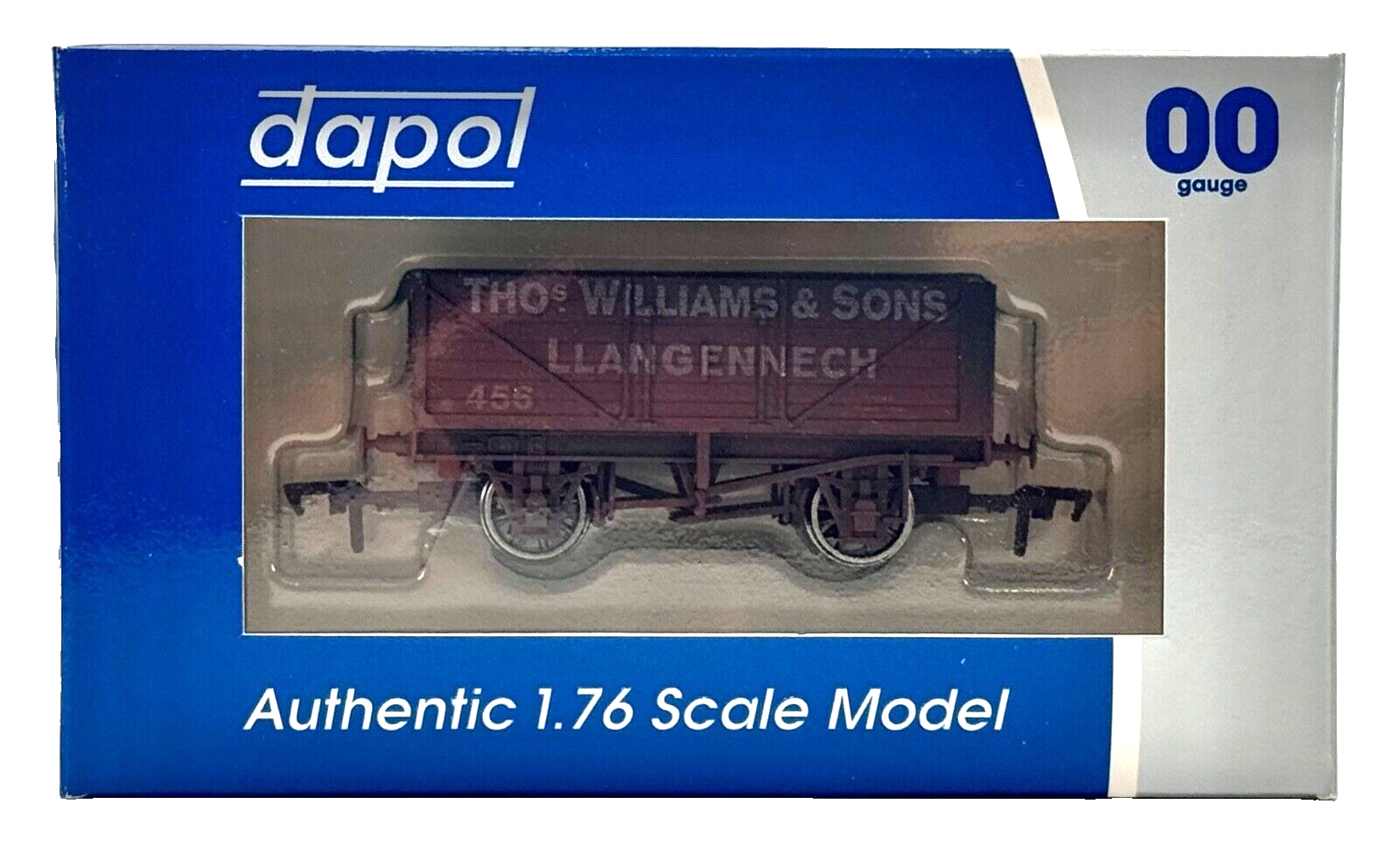 DAPOL 00 GAUGE - THOS. WILLIAMS LLANGENNEGH PLANK WAGON NO.456 (LIMITED EDITION)