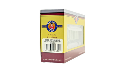 OXFORD RAIL 00 GAUGE - OR76GEGV003 - BR GER 10T COVERED VAN E612630 BOXED