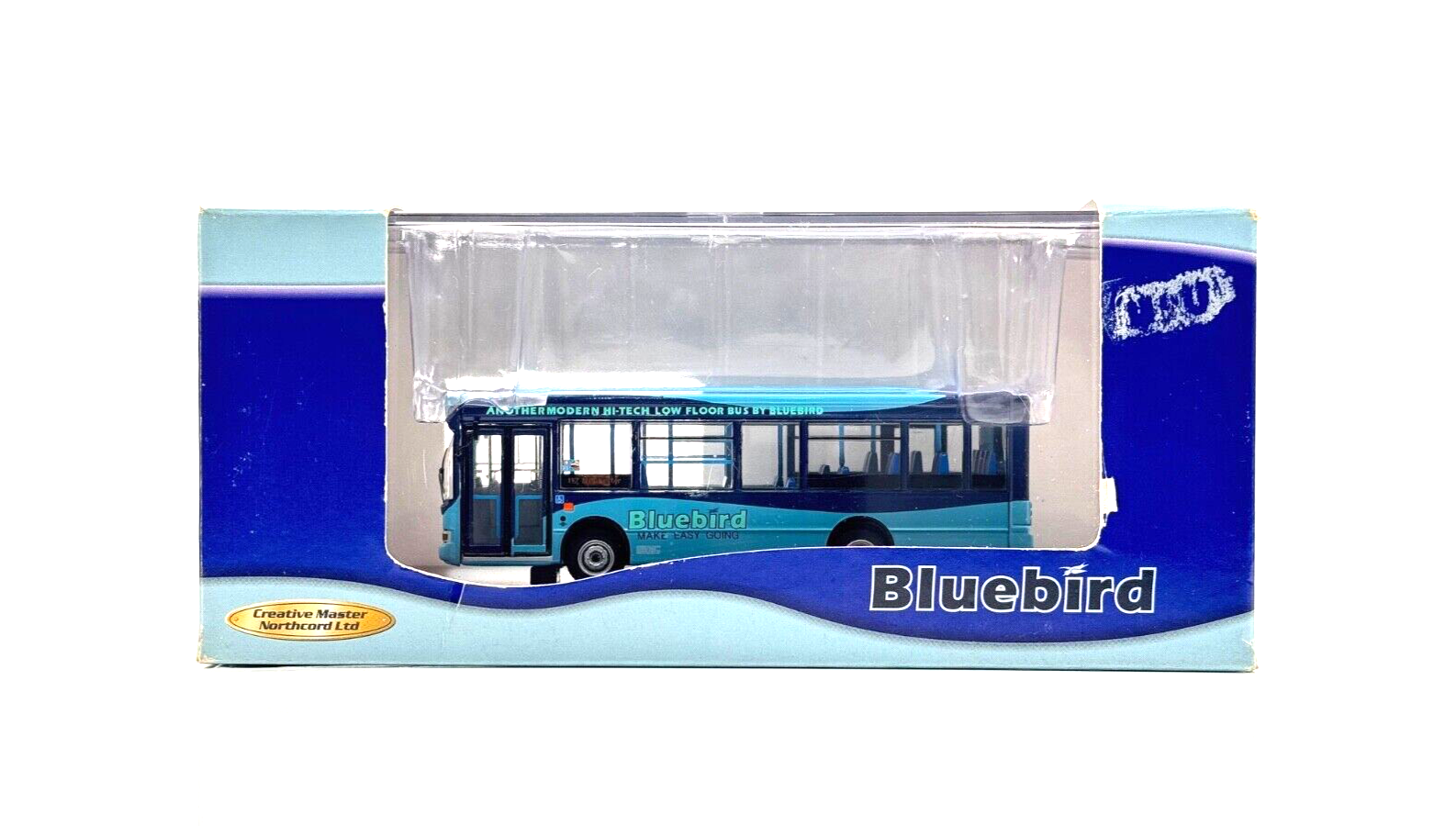 CMNL 1/76 SCALE - UKBUS3010 - MINI POINTER DART BUS BLUEBIRD MANCHESTER - BOXED