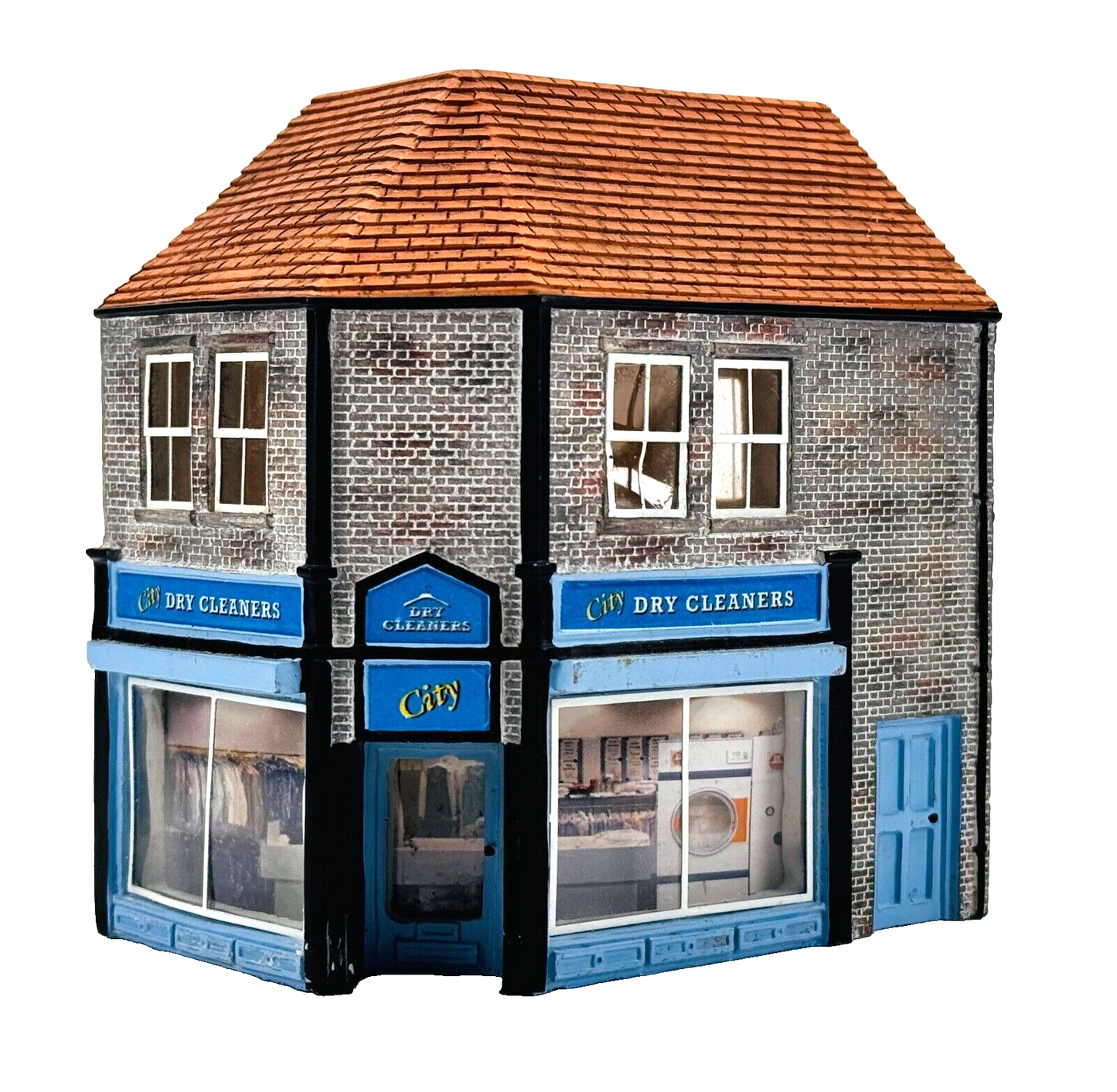 HORNBY 00 GAUGE SKALEDALE - R9716 - CITY DRY CLEANERS SHOP - UNBOXED