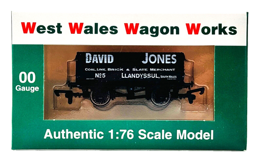 DAPOL 00 GAUGE - DAVID JONES LLANDYSSUL SOUTH WALES WAGON NO.5 (LIMITED EDITION)