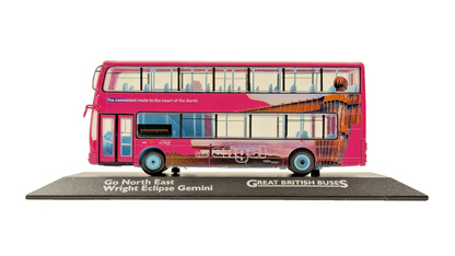 ATLAS EDITIONS 1/76 SCALE WRIGHT ECLIPSE GEMINI GO NORTH EAST 'ANGEL' BUS BOXED