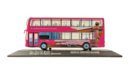 ATLAS EDITIONS 1/76 SCALE WRIGHT ECLIPSE GEMINI GO NORTH EAST 'ANGEL' BUS BOXED