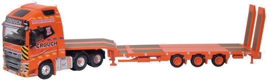 OXFORD DIECAST 1/76 SCALE - 76VOL4013 - VOLVO FH4 SEMI LOW LOADER CROUCH - NEW