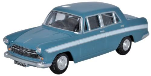 OXFORD DIECAST 1/76 SCALE - 76ACF001 - AUSTIN CAMBRIDGE PERSIAN BLUE WHITE - NEW