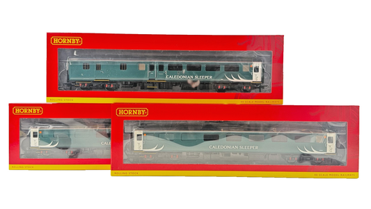 HORNBY OO GAUGE - R40195/R40228/R40228A - CALEDONIAN MK2 SLEEPER COACHES X 3