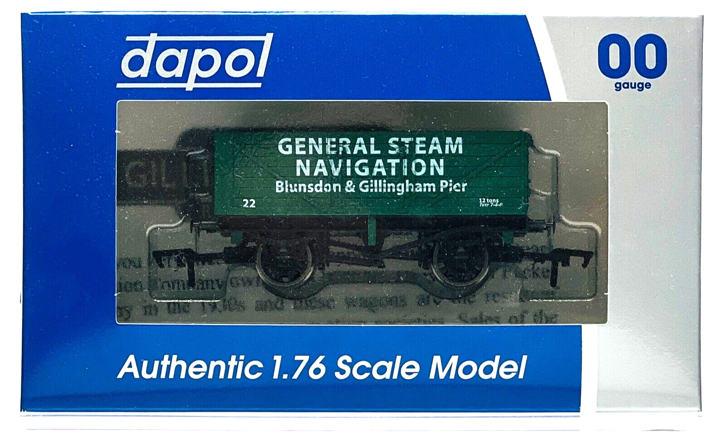 DAPOL 00 GAUGE - GENERAL STEAM NAVIGATION BLUNSDON GILLINGHAM GREEN (LIMITED ED)