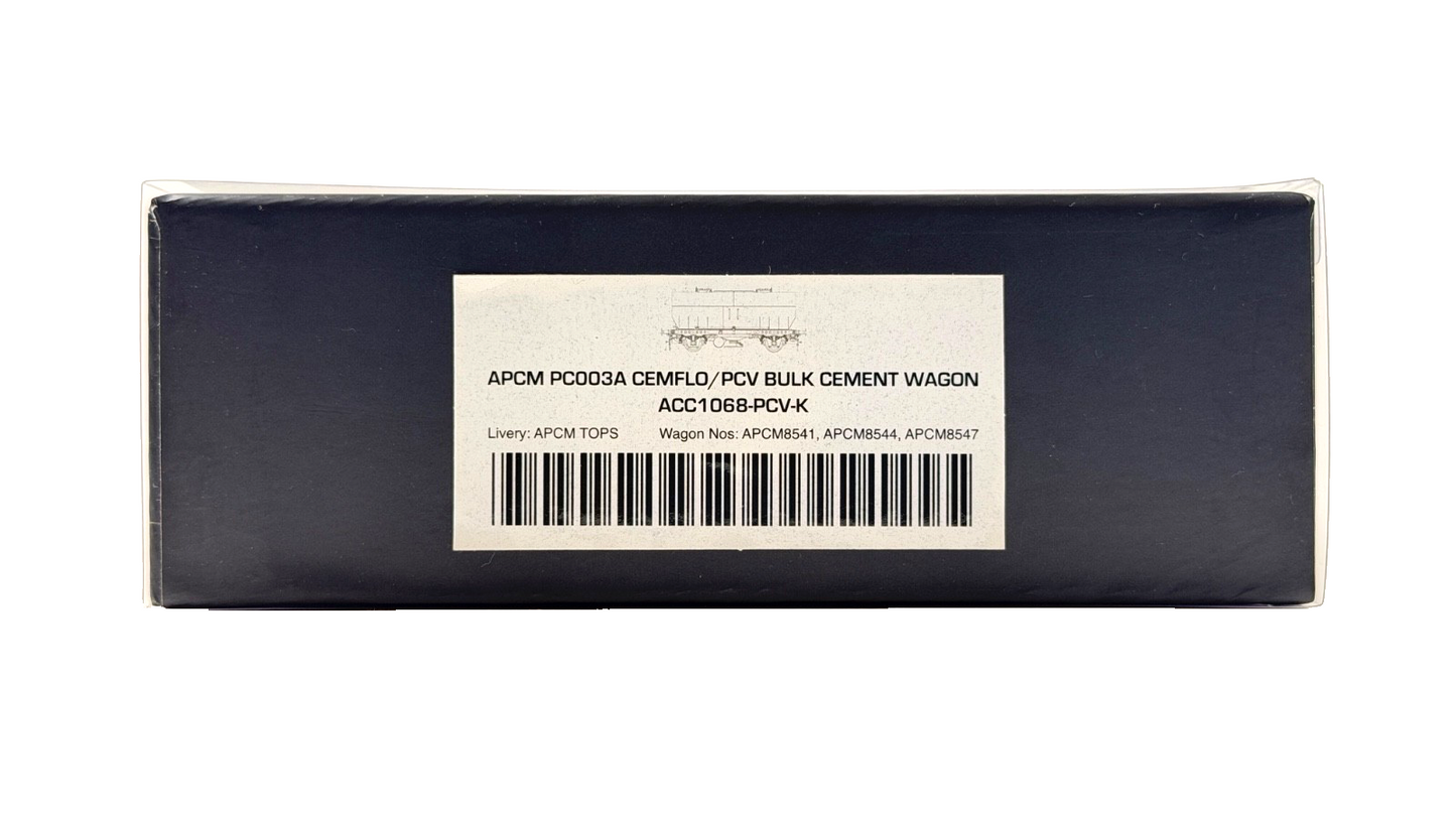 ACCURASCALE OO GAUGE - ACC1068-PCV-K - CEMFLO PCV BULK CEMENT WAGON APCM TOPS
