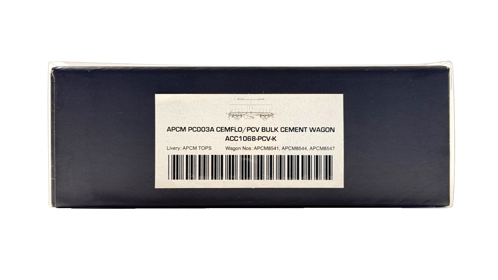 ACCURASCALE OO GAUGE - ACC1068-PCV-K - CEMFLO PCV BULK CEMENT WAGON APCM TOPS