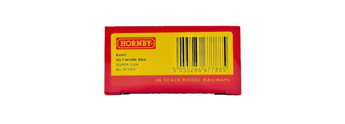 HORNBY OO GAUGE - R4997 - NETWORK RAIL SUPER GUV NO.971003 BESCOT TMD BOXED