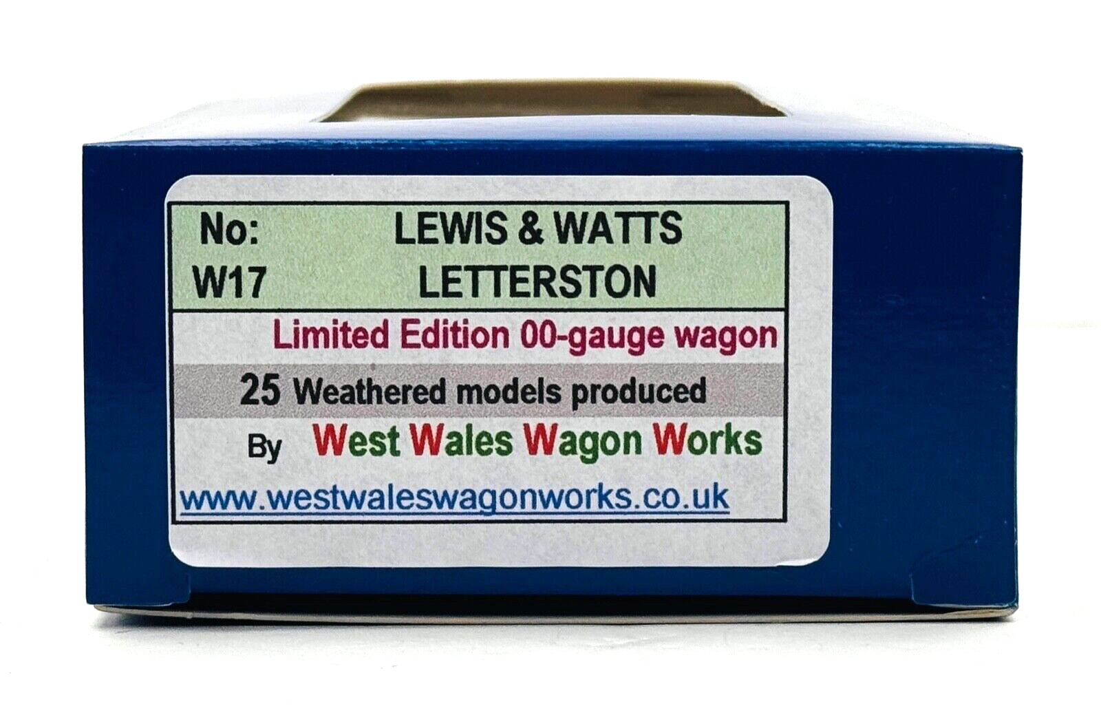 DAPOL 00 GAUGE - LEWIS & WATTS LETTERSTON PLANK WAGON NO.3 (LIMITED EDITION)