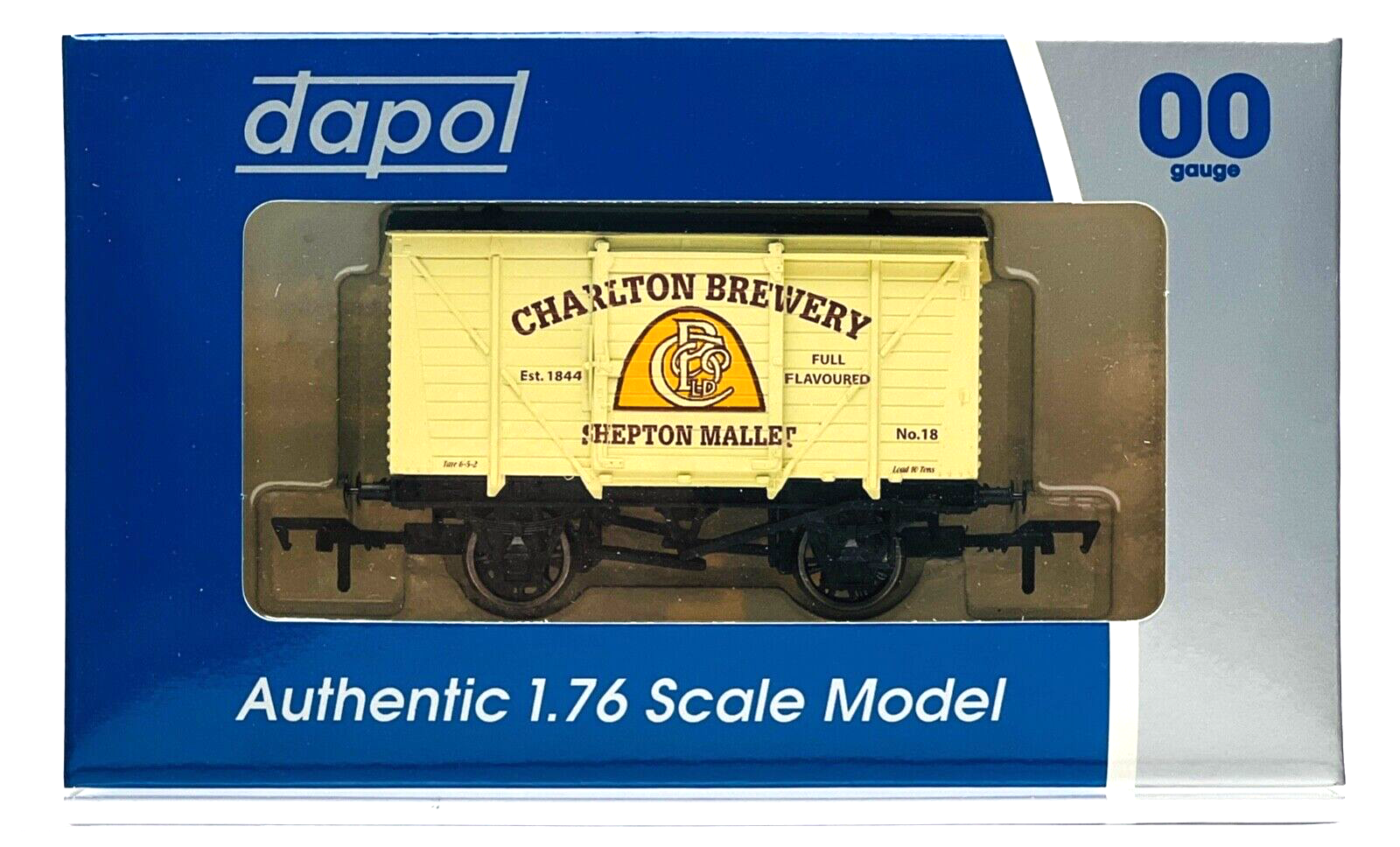 DAPOL 00 GAUGE - CHARLTON BREWERY SHEPTON MALLET VENT VAN (BURNHAM LIMITED ED)