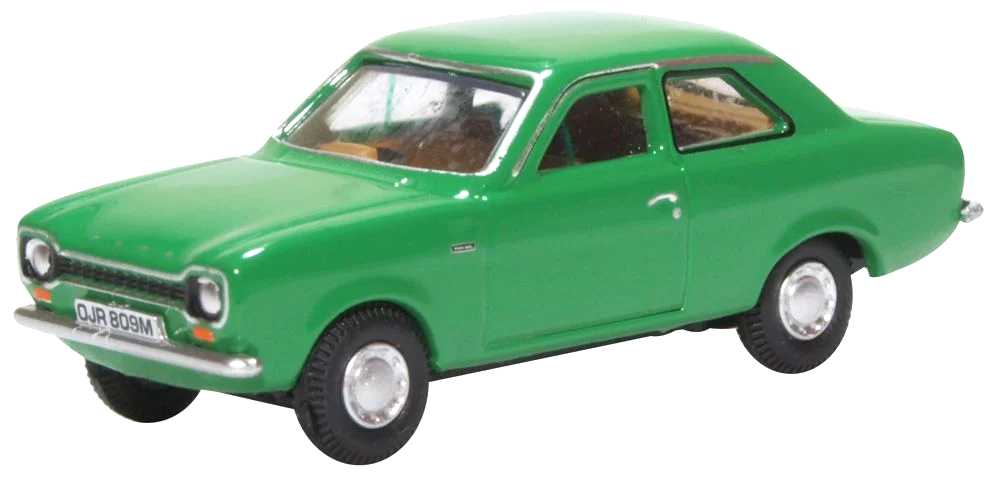 OXFORD DIECAST 1/76 SCALE - 76FE001 - FORD ESCORT MK1 MODANA GREEN - NEW
