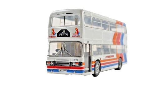 CORGI 1/76 SCALE - LEYLAND OLYMPIAN STAGECOACH PERTH 24 DOUBLE DECKER UNBOXED