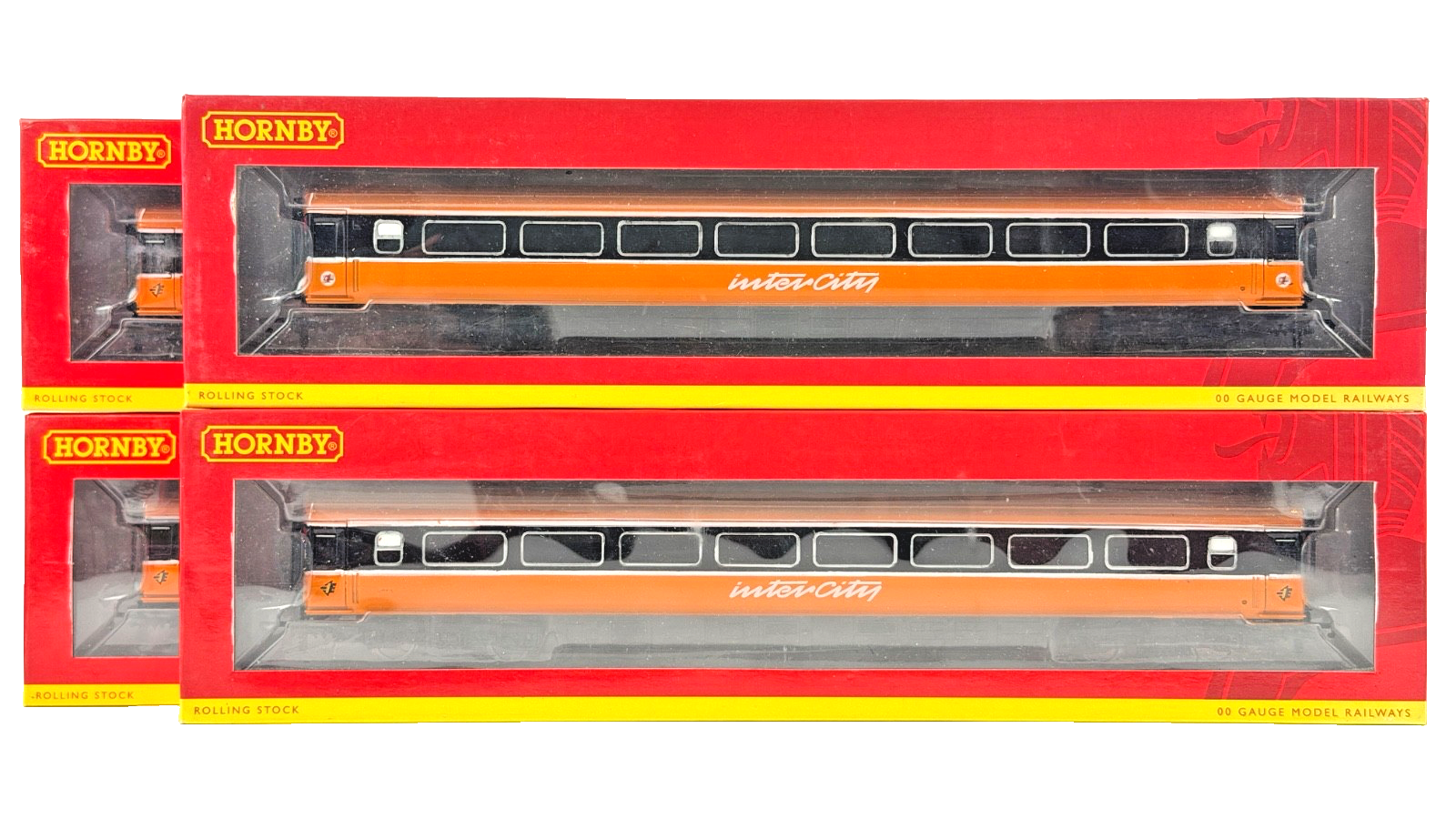 HORNBY/CHRIS DYER OO GAUGE - IE IRISH RAIL ORANGE INTERCITY MK3 COACHES X 4