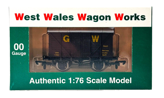 DAPOL 00 GAUGE - GW GREAT WESTERN EVESHAM FRUIT VAN WAGON (LIMITED EDITION)