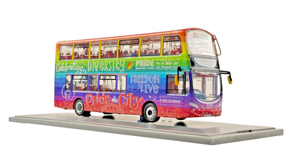 CORGI OOC 1/76 SCALE - OM46515A - WRIGHT ECLIPSE GEMINI BRIGHTON & HOVE PRIDE