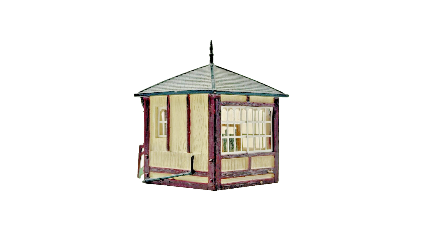 HORNBY SKALEDALE OO GAUGE - R8589 - LEVEL CROSSING SIGNAL BOX - UNBOXED