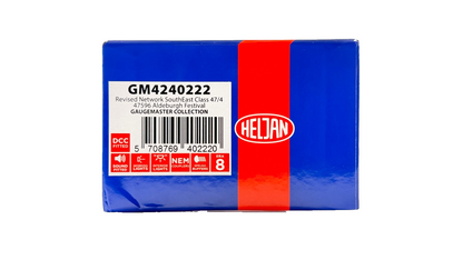 HELJAN OO GAUGE - GM4240222 - CLASS 47/4 47596 NETWORK SOUTHEAST DCC SOUND