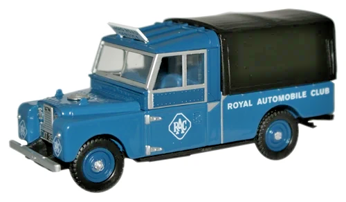 OXFORD DIECAST 1/76 SCALE - 76LAN1109004 - RAC LAND ROVER 109" CANVAS - NEW