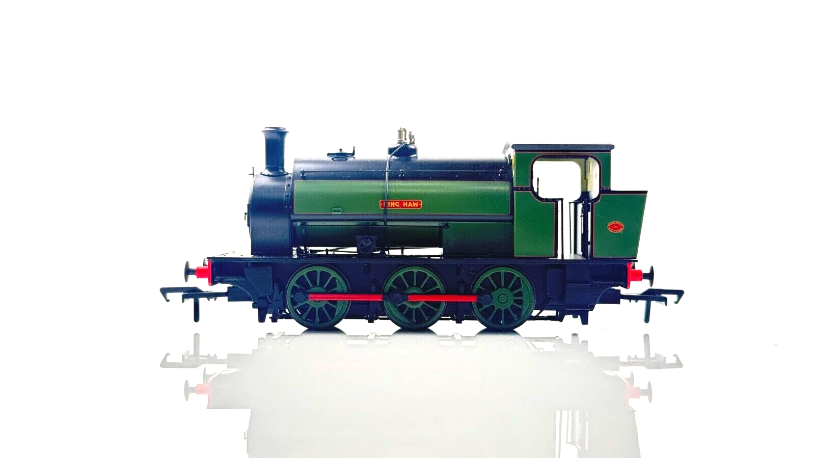 RAPIDO 00 GAUGE - 903008 - HUNSLET 16IN 0-6-0ST NASSINGTON GREEN RING HAW BOXED