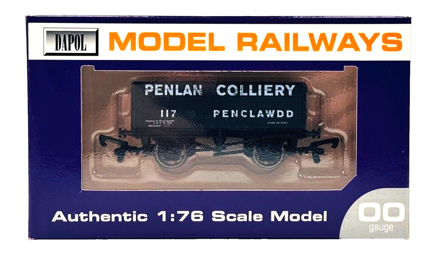 DAPOL 00 GAUGE - PENLAN COLLIERY PENCLAWDD WAGON NO.117 (LIMITED EDITION)