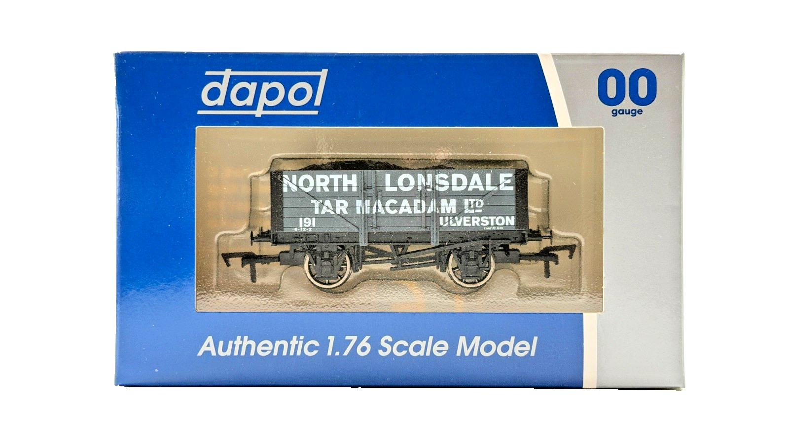 DAPOL 00 GAUGE - NORTH LONSDALE TARMACADAM ULVERSTON WAGON 191 (LIMITED EDITION)