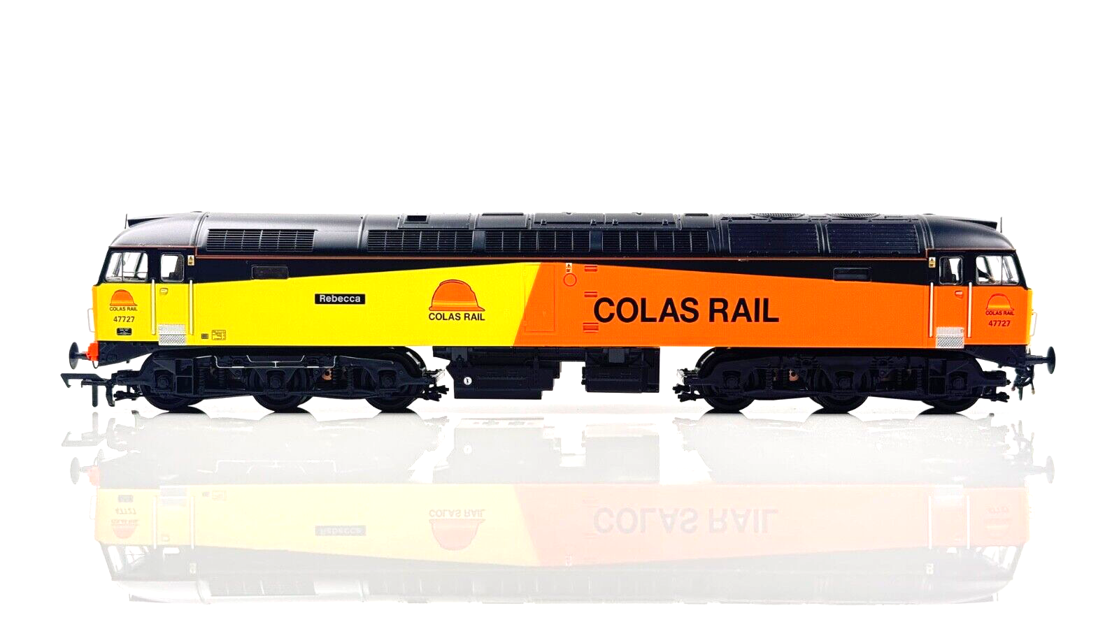 BACHMANN 00 GAUGE - 32-816NF - CLASS 47 DIESEL 47727 COLAS RAIL 'REBECCA' BOXED