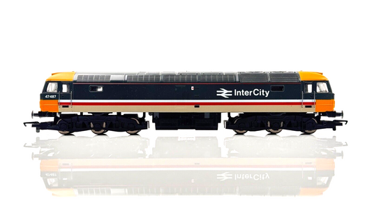 HORNBY 00 GAUGE - CLASS 47 DIESEL LOCOMOTIVE INTERCITY 47487 - UNBOXED