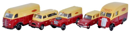 OXFORD DIECAST 1/76 SCALE - 76SET34 - 5 PIECE BRITISH RAILWAYS VEHICLE SET NEW