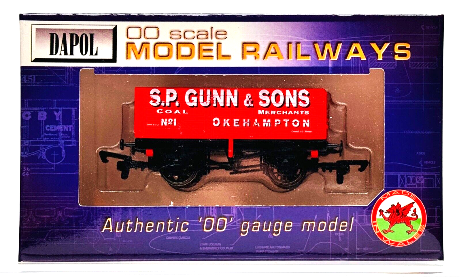 DAPOL 00 GAUGE - S.P GUNN & SONS COAL MERCHANTS OKEHAMPTON 1 (LIMITED EDITION)