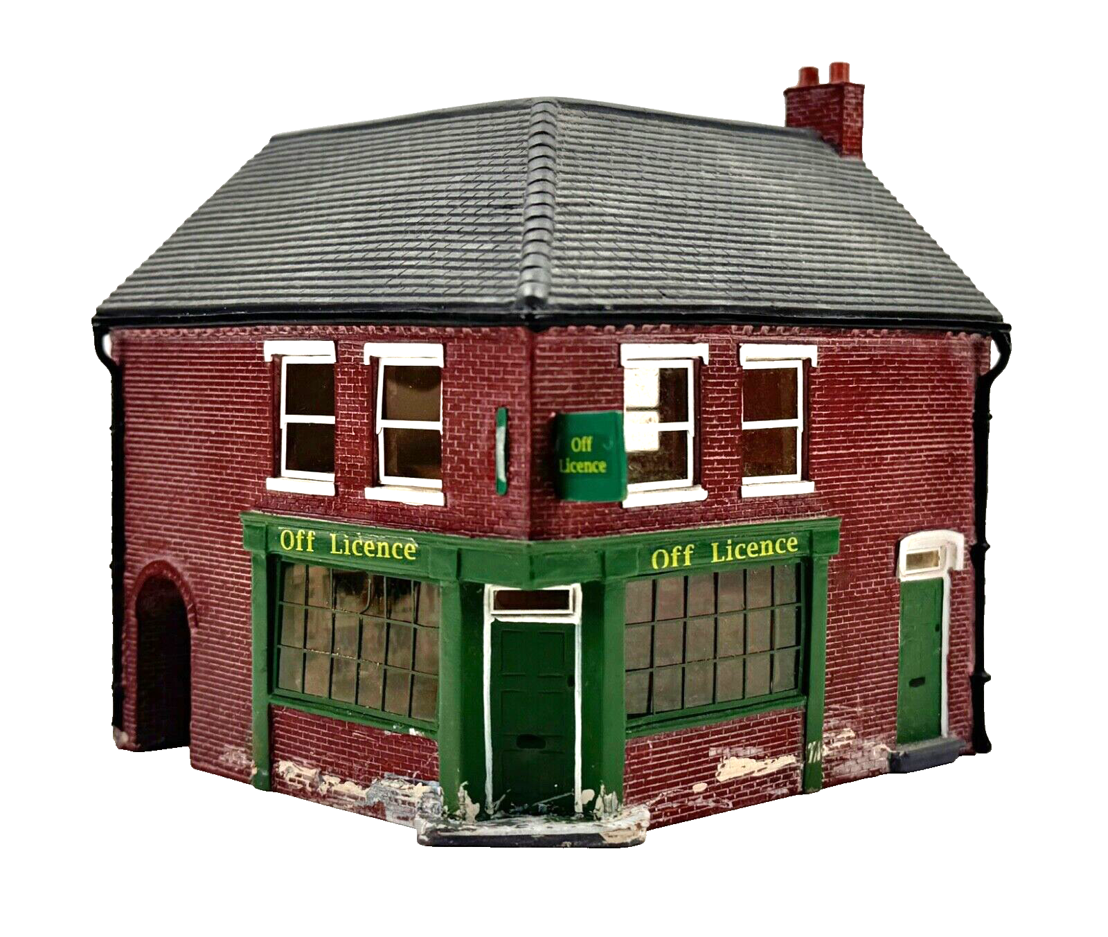 HORNBY 00 GAUGE SKALEDALE - R8623 - CORNER TERRACE OFF LICENCE - UNBOXED