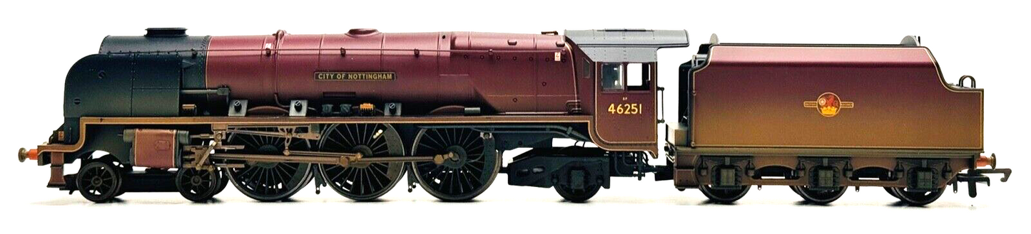 HORNBY 00 GAUGE - R2383 - BR 4-6-2 DUCHESS CLASS 'CITY OF NOTTINGHAM' WEATHERED