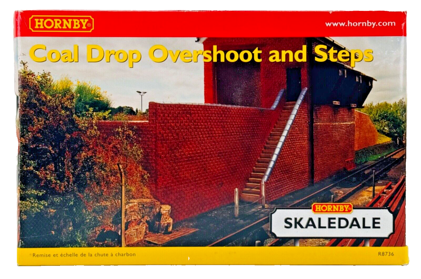 HORNBY 00 GAUGE SKALEDALE - R8736 - COAL DROP OVERSHOOT AND STEPS - BOXED