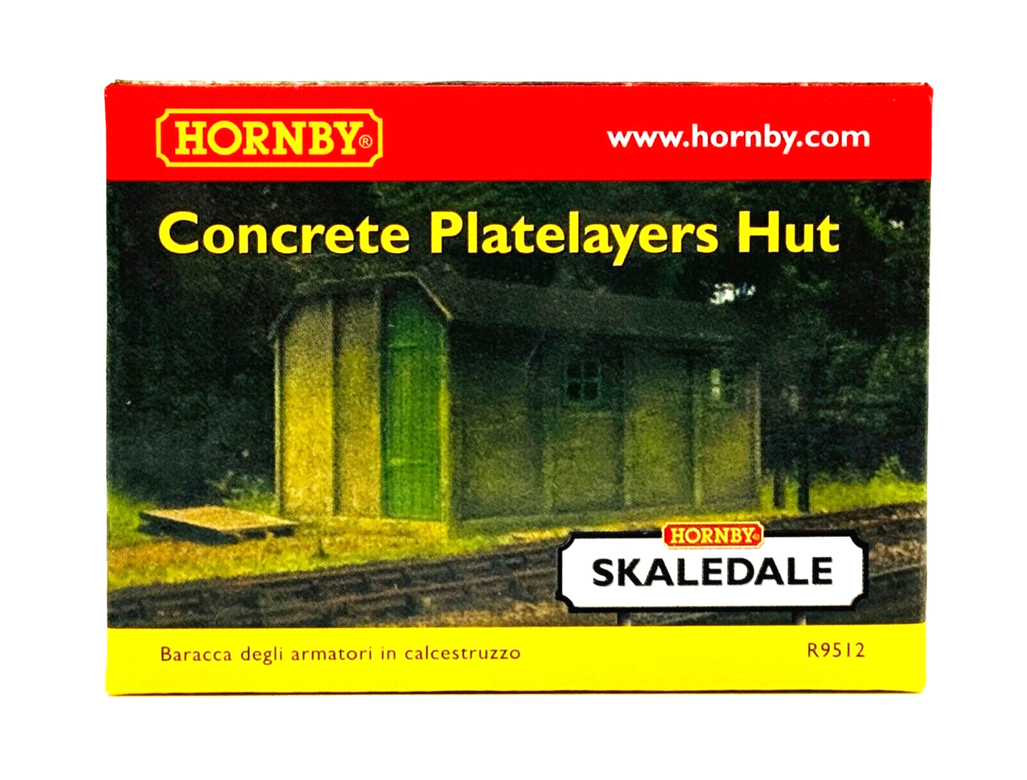 HORNBY 00 GAUGE SKALEDALE - R9512 - CONCRETE PLATELAYERS HUT - NEW BOXED