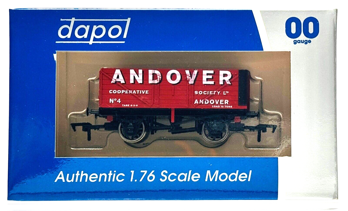 DAPOL 00 GAUGE - ANDOVER COOPERATIVE SOCIETY WAGON 4 (BURNHAM LIMITED EDITION)