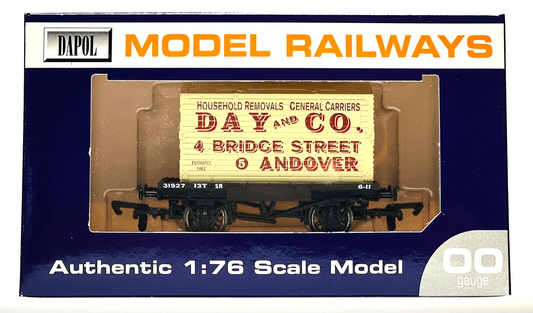 DAPOL 00 GAUGE - DAY & CO BRIDGE STREET ANDOVER CONFLAT 31927 (WESSEX WAGONS)