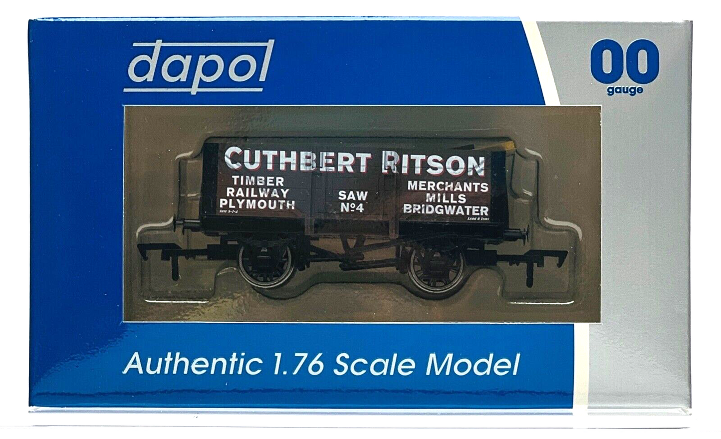 DAPOL 00 GAUGE - CUTHBERT RITSON BRIDGWATER PLYMOUTH NO.4 (BURNHAM LIMITED ED)