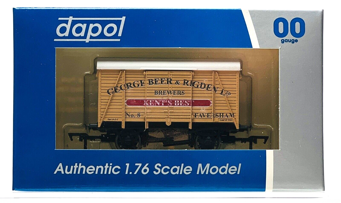 DAPOL 00 GAUGE - GEORGE BEER & RIGDEN BREWERS FAVERSHAM 8 (BURNHAM DMRC LTD ED)