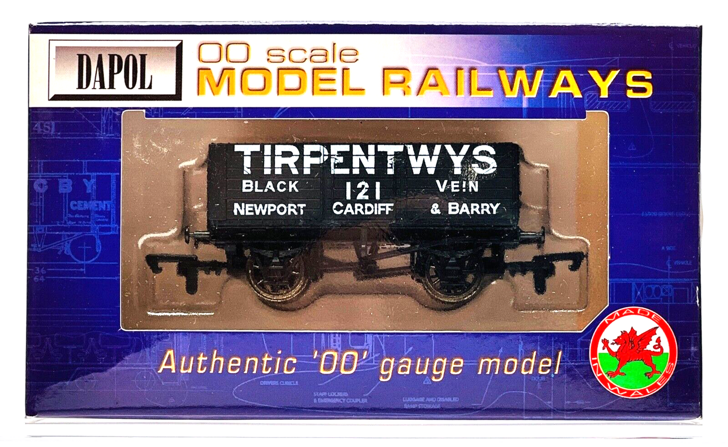 DAPOL 00 GAUGE - TIRPENTWYS BLACK VEIN NO.121 (PONTYPOOL BLAENAVON LIMITED ED)