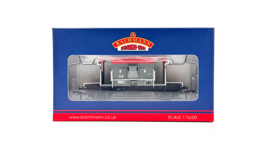 BACHMANN 00 GAUGE - 37-535C - 20 TON BRAKE VAN BR RAILFREIGHT RED/GREY - NEW